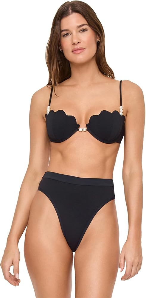 L*Space Sunrise Shell Bikini Top for Women, Medium Support & Coverage, Underwire Cup, Adjustable ... | Amazon (US)