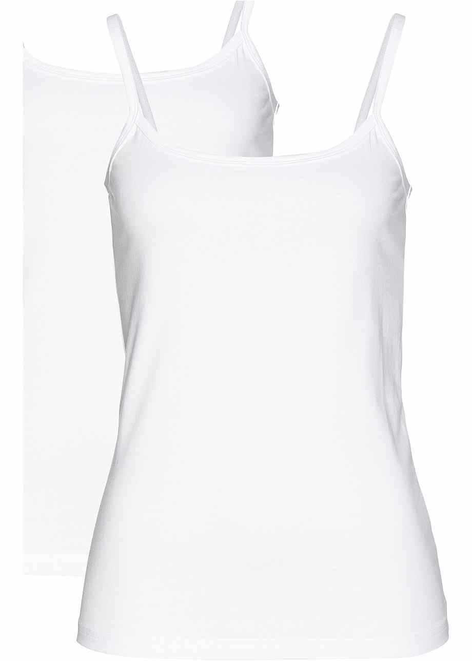 Spaghetti-Top (2er-Pack) | Bonprix DE