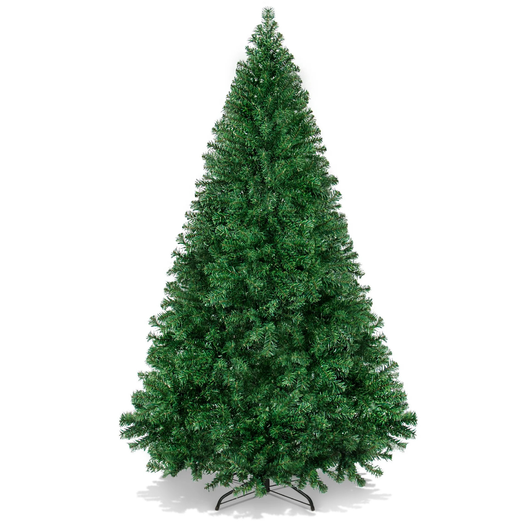 Best Choice Products 6ft Premium Hinged Artificial Christmas Pine Tree w/ 1,000 Tips, Metal Base ... | Walmart (US)