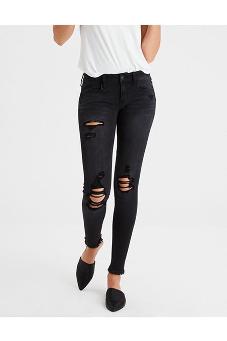 AE Denim X4 Super Low Jegging | American Eagle Outfitters (US & CA)