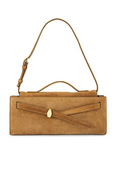 Veronica Beard Suede Dash Clutch in Acorn from Revolve.com | Revolve Clothing (Global)