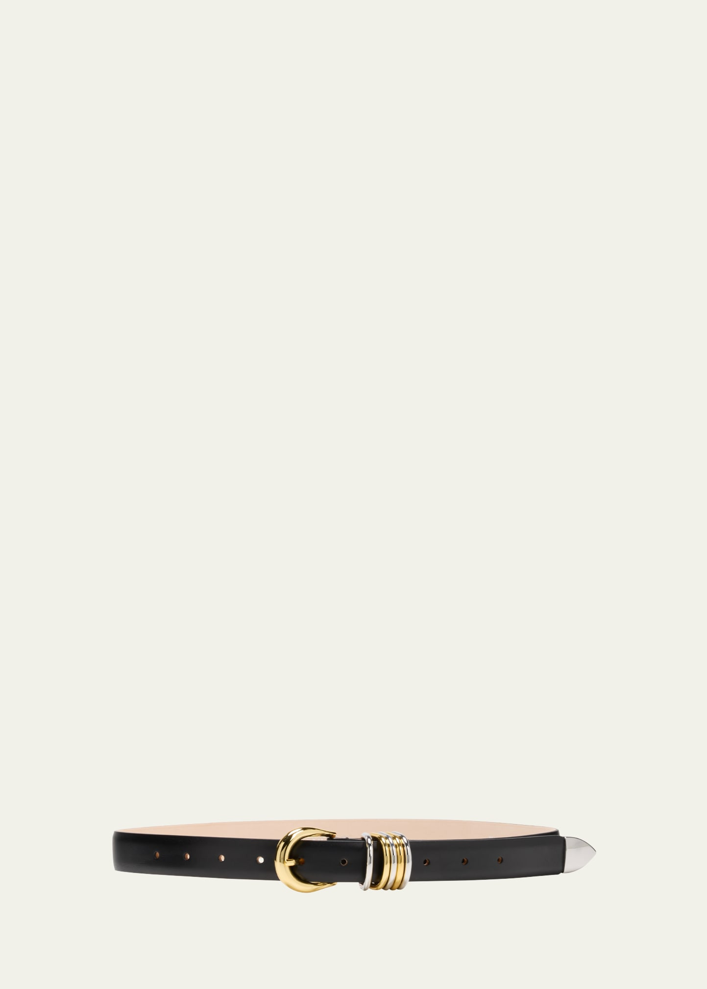 Dehanche Hollyhock Mix Metal Leather Belt | Bergdorf Goodman