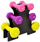 BalanceFrom BF-D235 Dumbbell Set with Stand, 20 lb | Amazon (US)