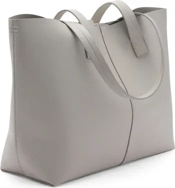 Pebbled Faux Leather Shopper Bag | Nordstrom