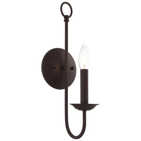Estate 16" High Bronze Wall Sconce - #681N1 | Lamps Plus | Lamps Plus