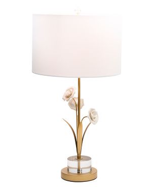 Crystal And Metal Table Lamp | TJ Maxx