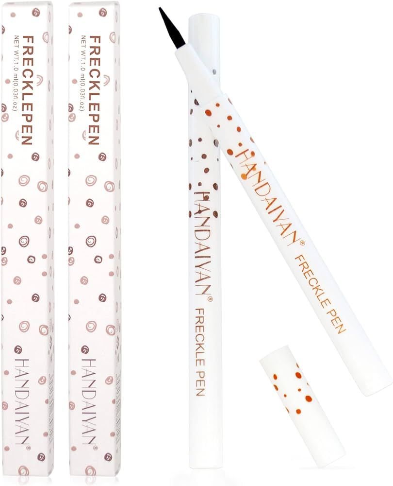 Freckle Pen 4 Colors Available, Natural Lifelike Freckle Makeup Pen, Waterproof Long Lasting Quic... | Amazon (US)