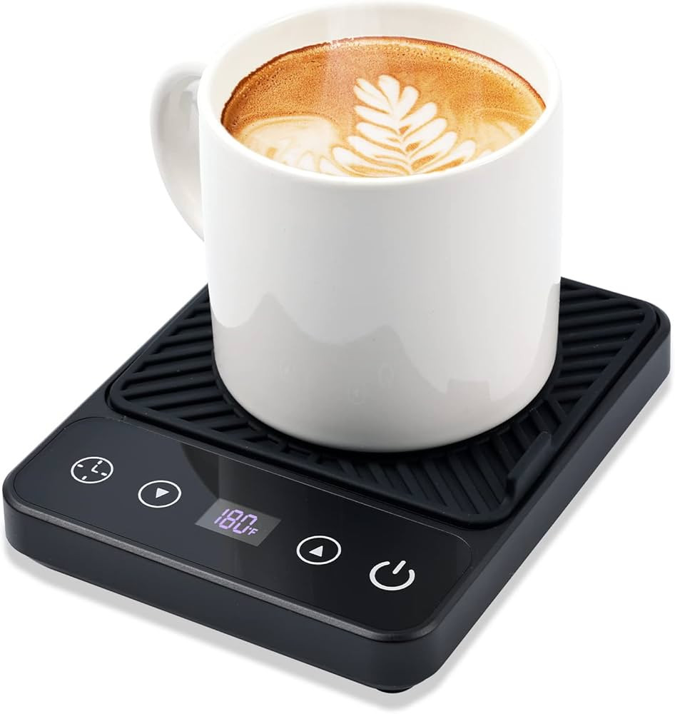 Coffee Warmer for Desk - Electric Mug Warmer, Coffee Mug Warmer with Timer, 6 Temp Mug Warmer, Sm... | Amazon (US)