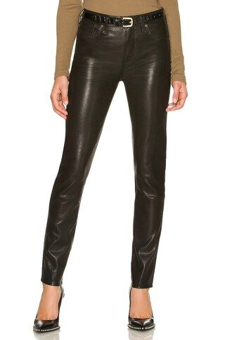 Citizens of Humanity Skyla Mid Rise Cigarette Pant in Black from Revolve.com | Revolve Clothing (Global)