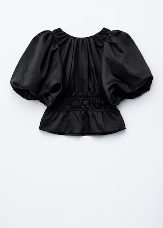Peplum-Frill Puff-Sleeve Top | & Other Stories EU