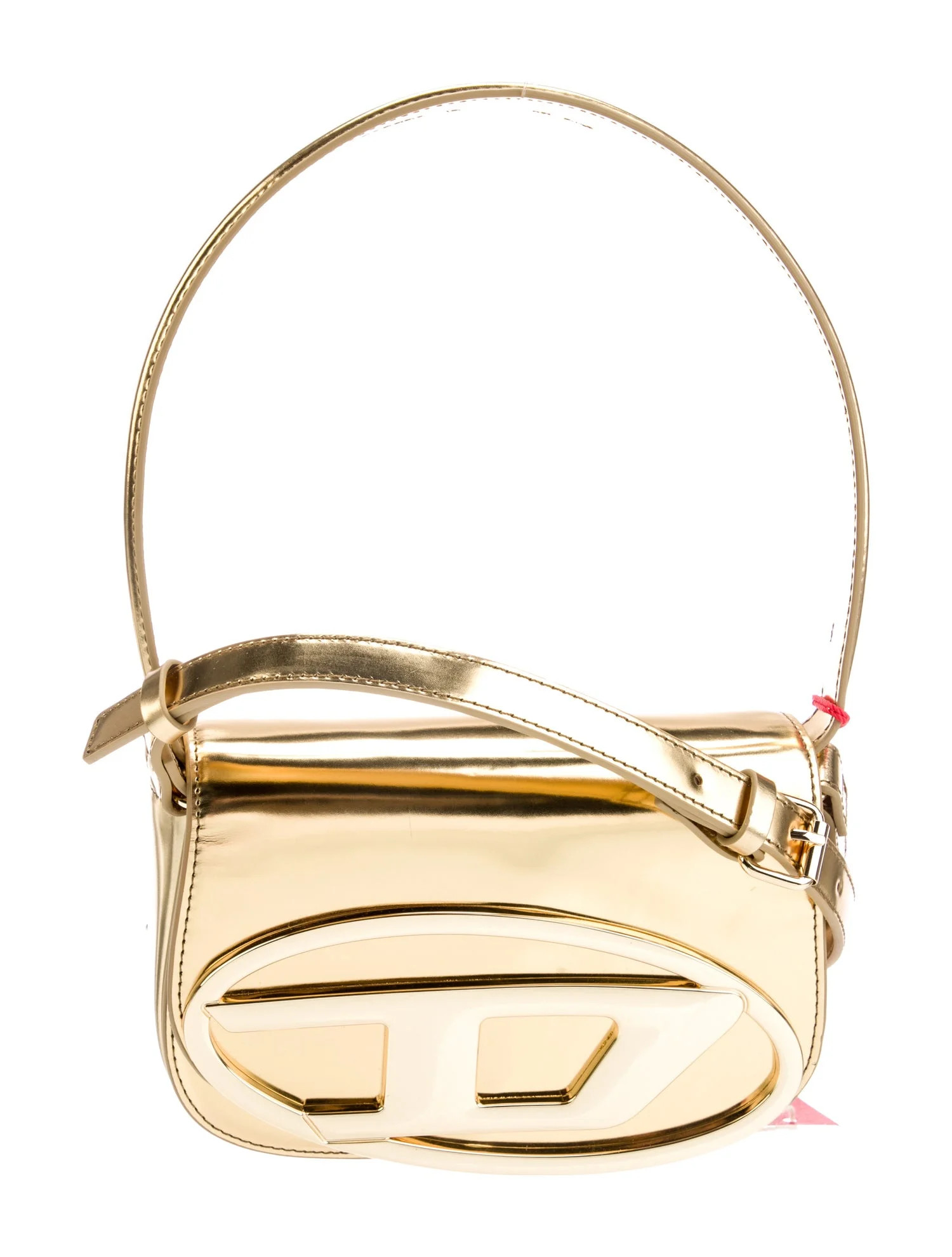 Diesel Patent Leather Shoulder Bag - Gold Shoulder Bags, Handbags - WDISL32486 | The RealReal | The RealReal