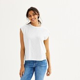 Sonoma Goods For Life Women's Short Sleeve Muscle Top | Kohl's