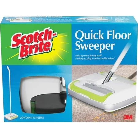 Scotch-Brite MMMM007CCW Quick Floor Sweeper 1 Each White | Walmart (US)