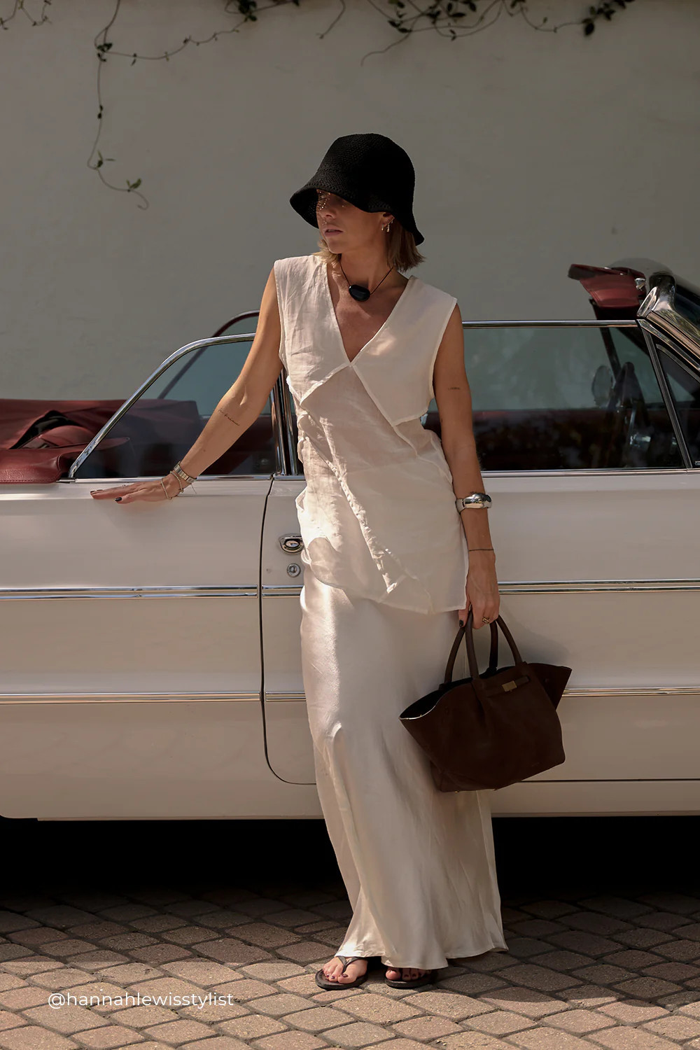 CHARLI WHITE SATIN MAXI SKIRT | DISSH