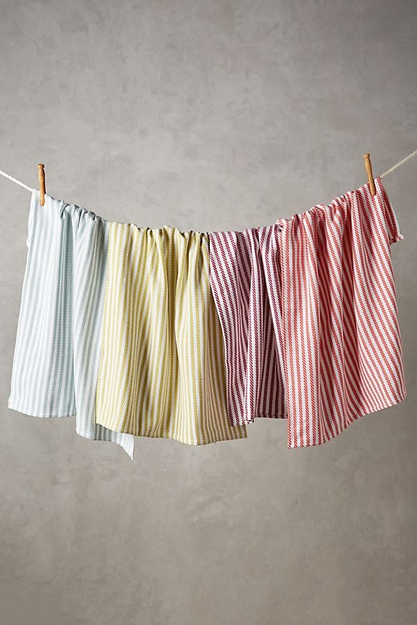 Baker Stripe Dish Towels, Set of 4 | Anthropologie (US)