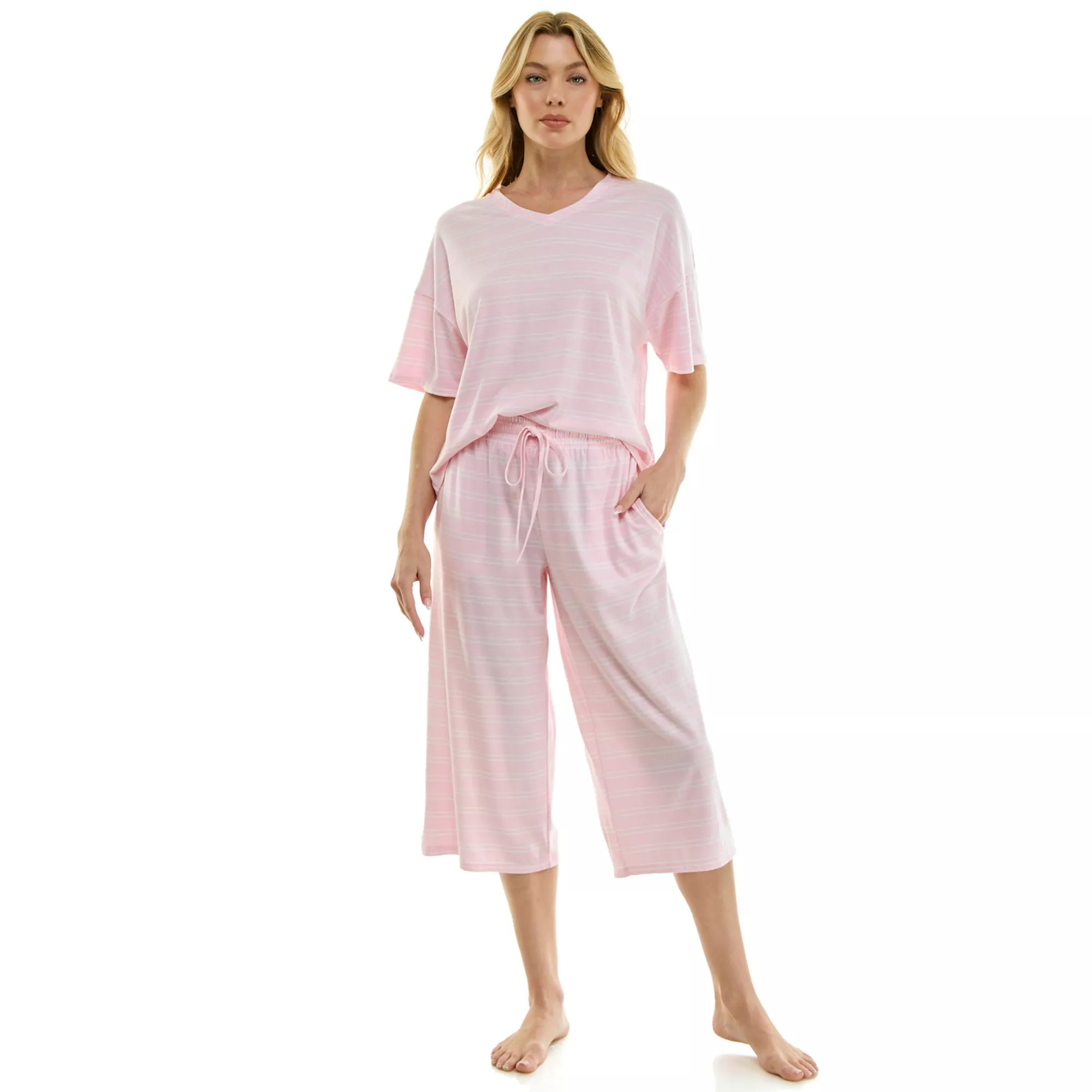 Women's Sonoma Goods For Life\u00ae Whisper Light 2-pc. Pajama Top & Pajama Bottoms Set | Kohl's