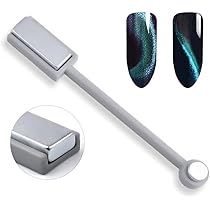 Frcolor Double-head Magic Magnet Stick For 3D Magnetic Cat Eye Gel Nail Polish Nail Art Manicure Too | Amazon (US)