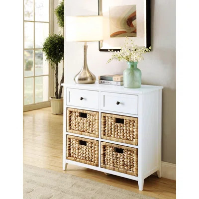 Flavius White Finish Console Cabinet | Wayfair North America