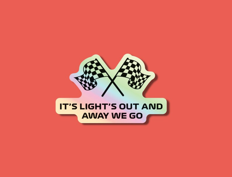 Light's out and away we go sticker, F1 sticker, F1 | Etsy (US)