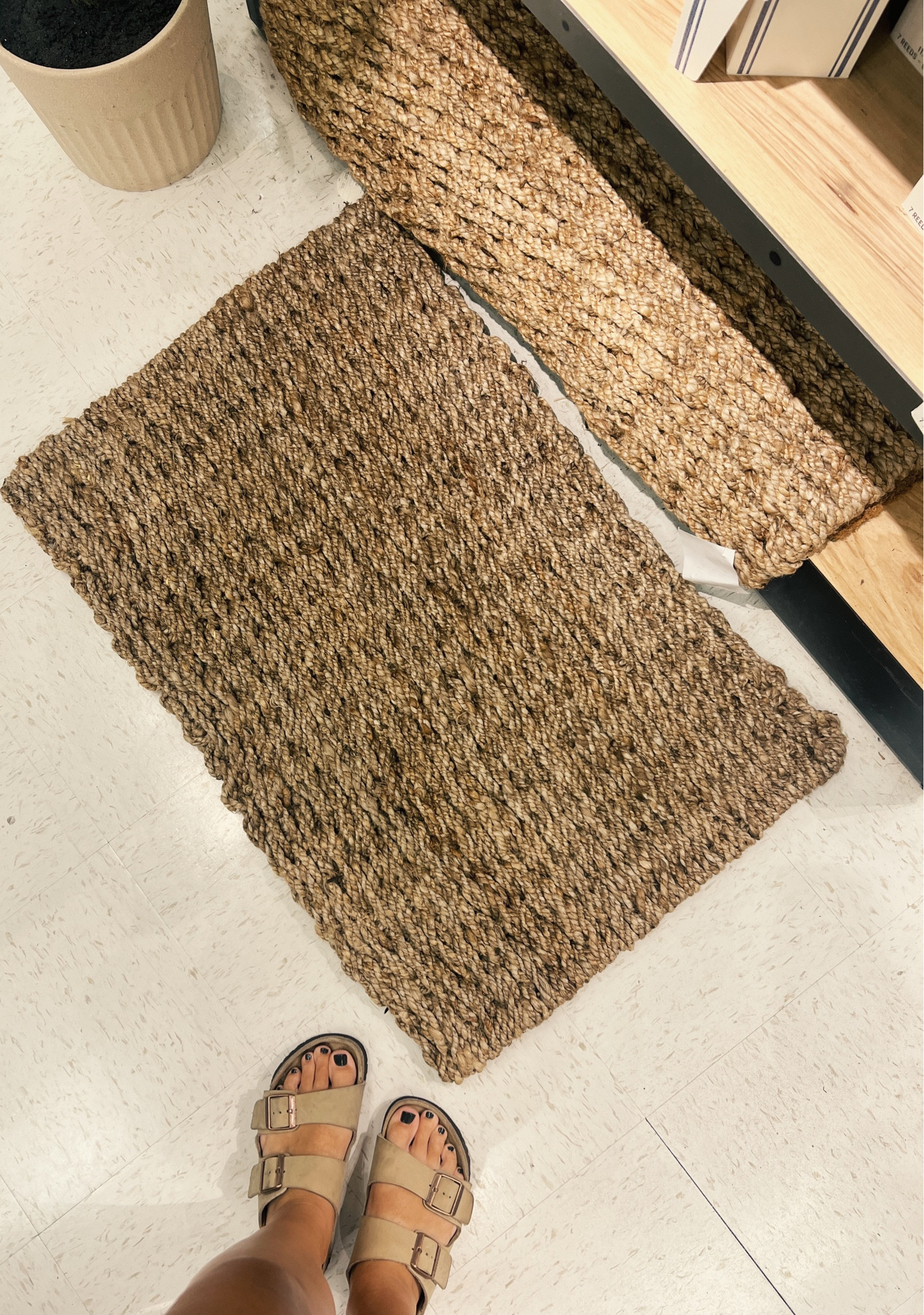 Basket Weave Jute Doormat Natural … curated on LTK