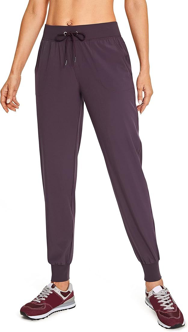 CRZ YOGA Women's Lightweight Workout Joggers 27.5" - Travel Casual Outdoor Running Athletic Track... | Amazon (US)