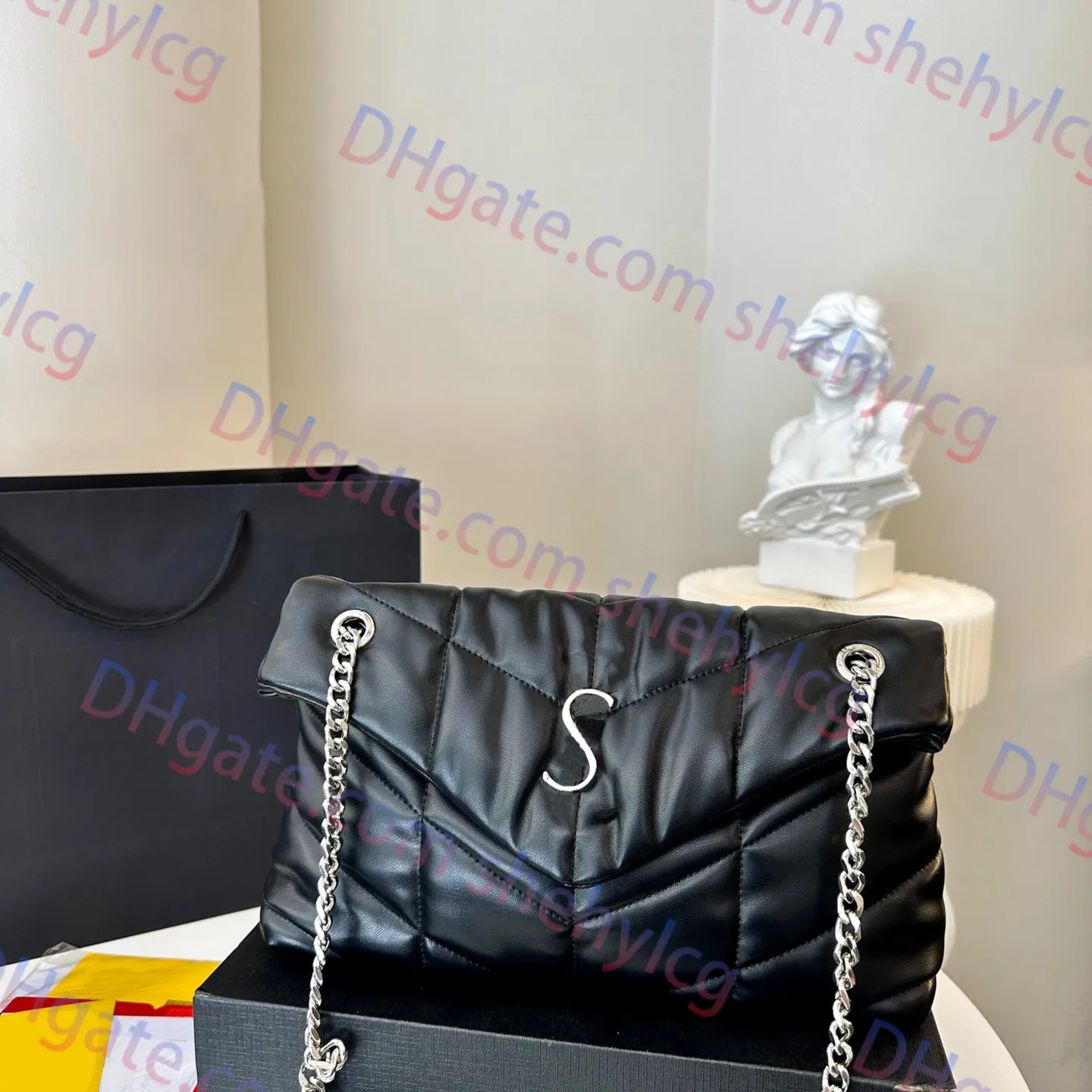 High quality Designer Bags hand bags loulou Puffer quilted Leather shoulder bags designer woman b... | DHGate