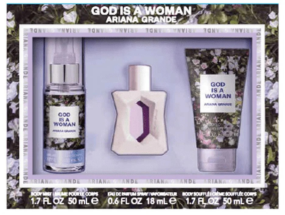 Ariana Grande God Is A Woman Perfume Gift Set For Women, 3 Pieces - Walmart.com | Walmart (US)