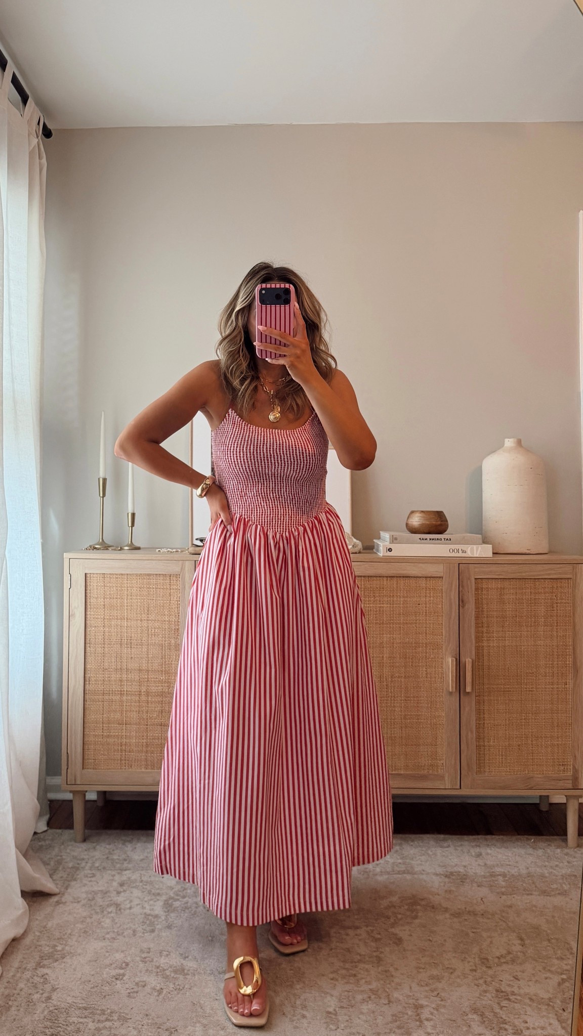 this dress is so pretty + the smocked detail is so flattering! it’s comes in several colors + lengths. i’m in the size SM tall. i’m 5’6ish for height reference. @abercrombie 

#LTKootd