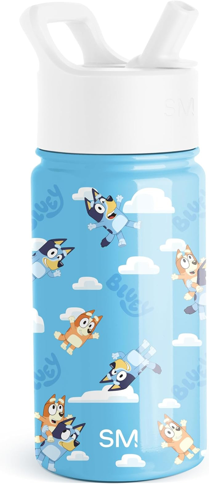 Simple Modern Bluey Kids Water Bottle with Straw Lid | Reusable Insulated Stainless Steel Cup for... | Amazon (US)