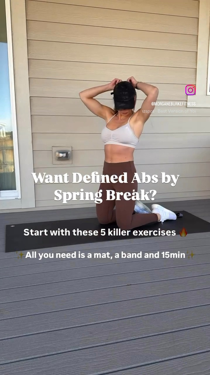 Little Abs crushing sesh to get ready for your Spring Break vacation 🔥😎

#LTKFitness #LTKActive
