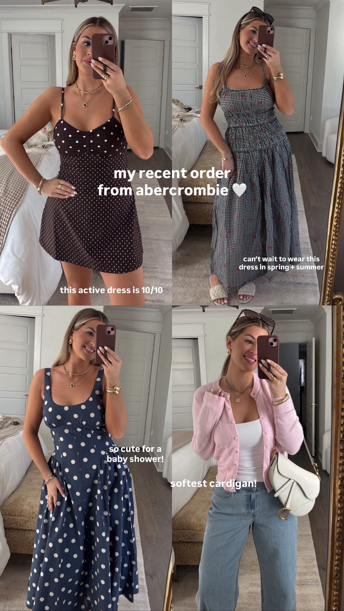 recent abercrombie order! Wearing a medium in everything and a 29 in the jeans 🩷 loving all of these pieces! 

#LTKootd #LTKTall #LTKValentine