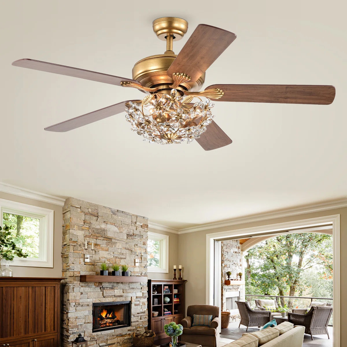 Winsor 52'' Ceiling Fan with Light Kit | Wayfair North America