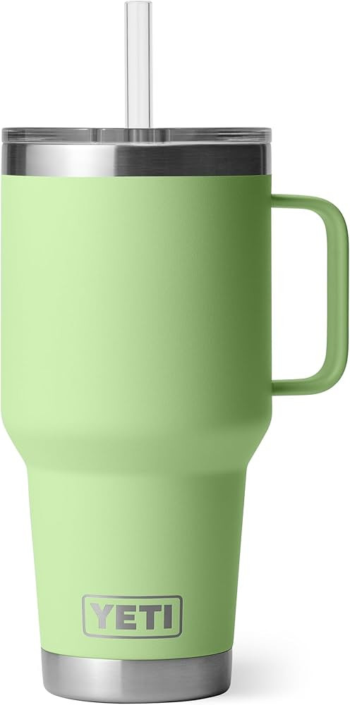 YETI Rambler 35 oz Tumbler with Handle and Straw Lid, Travel Mug Water Tumbler, Vacuum Insulated ... | Amazon (US)