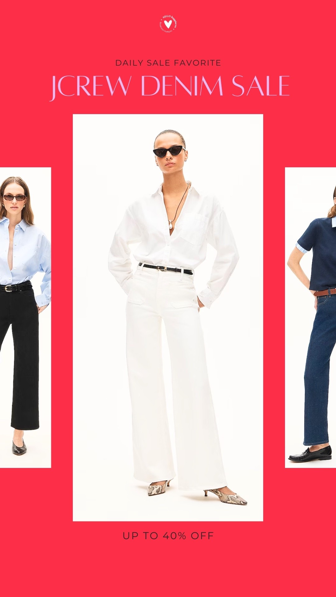 daily sale fav | Jcrew denim sale 

#LTKSaleAlert #LTKWorkwear #LTKOver40