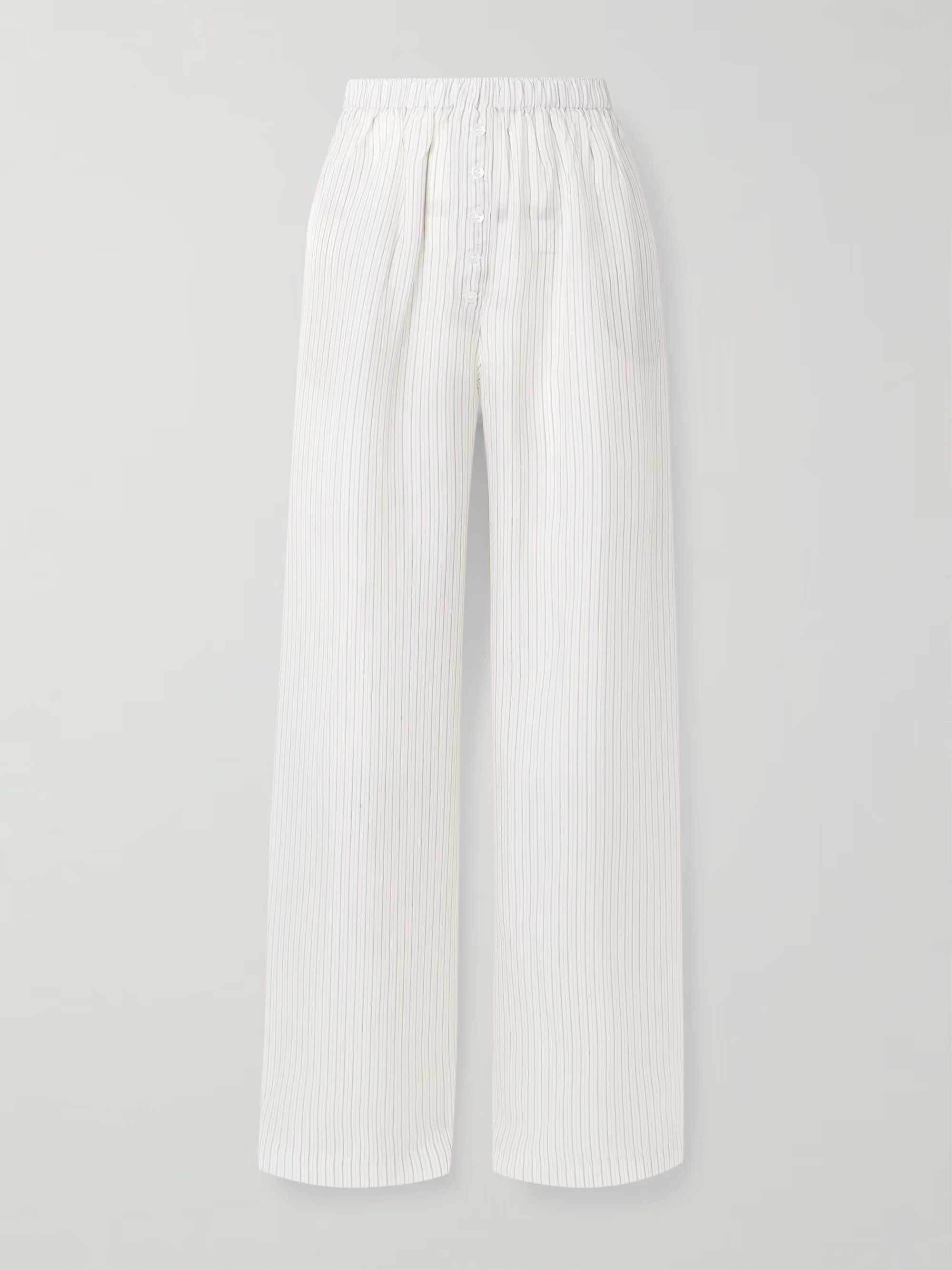 Brenna striped Oxford wide-leg pants | NET-A-PORTER APAC