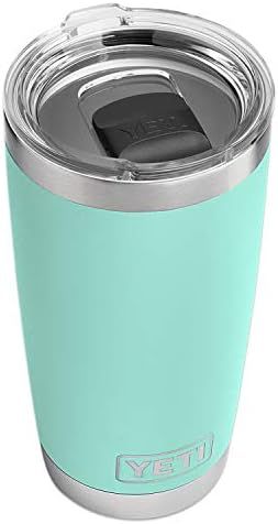 YETI Rambler 20 oz Tumbler, Stainless Steel, Vacuum Insulated with MagSlider Lid, Seafoam | Amazon (US)