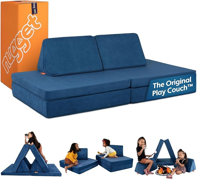 Nugget - The Original Play Couch for Kids - Modular Foam Children's Sofa for Playroom, Imaginatio... | Amazon (US)
