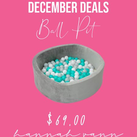 December deals — foam ball pit with 200 balls 🎄

#LTKGiftGuide #LTKsalealert #LTKHoliday