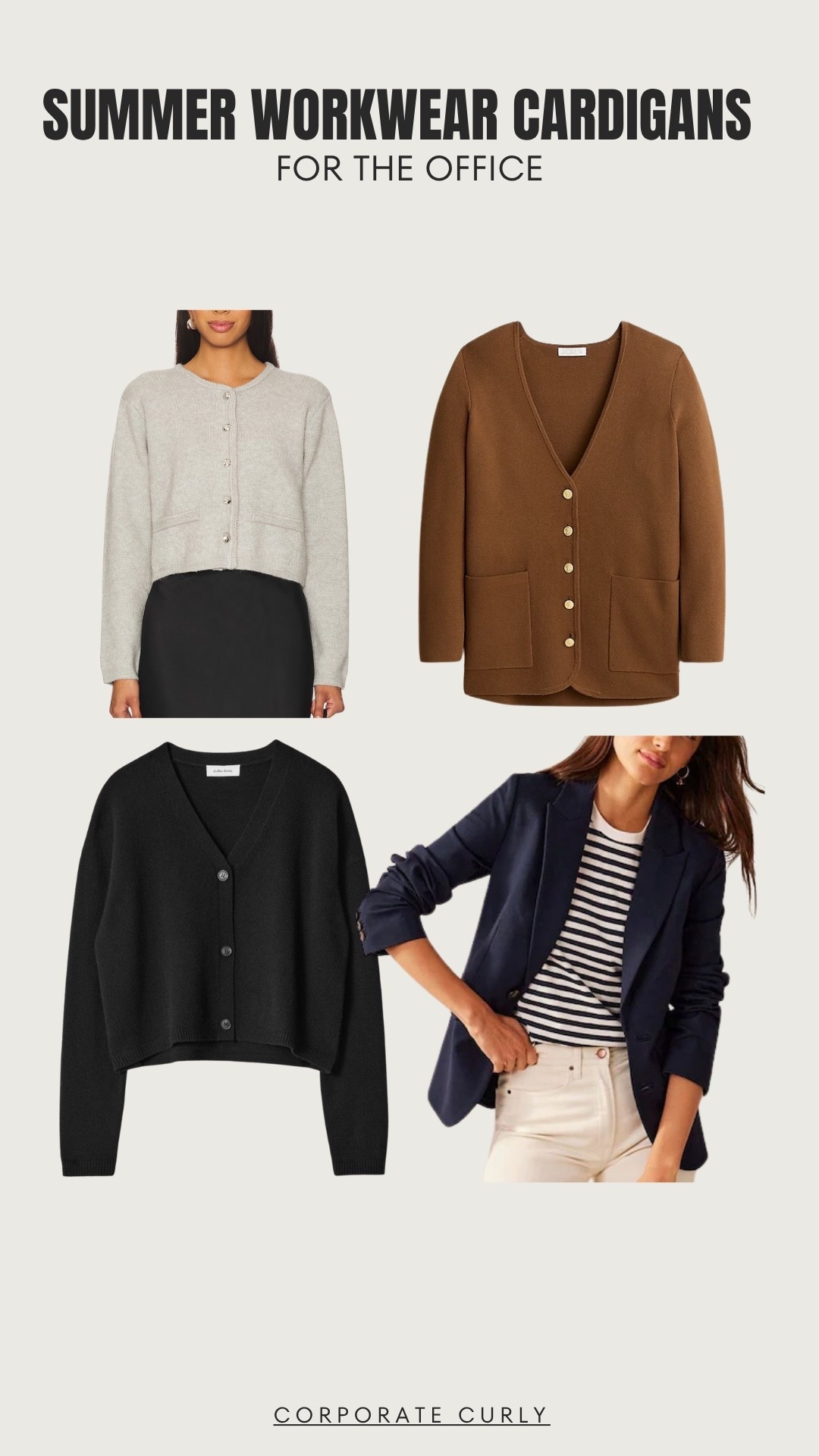 Stay cool and cozy with summer cardigans that work as hard as you do. 

summer cardigans, workwear cardigans, lightweight layers, office style, business casual, breathable knit, summer layering, professional look, easy office outfit, polished style, warm weather layers, chic cardigans, versatile workwear



#LTKWorkwear #LTKStyleTip