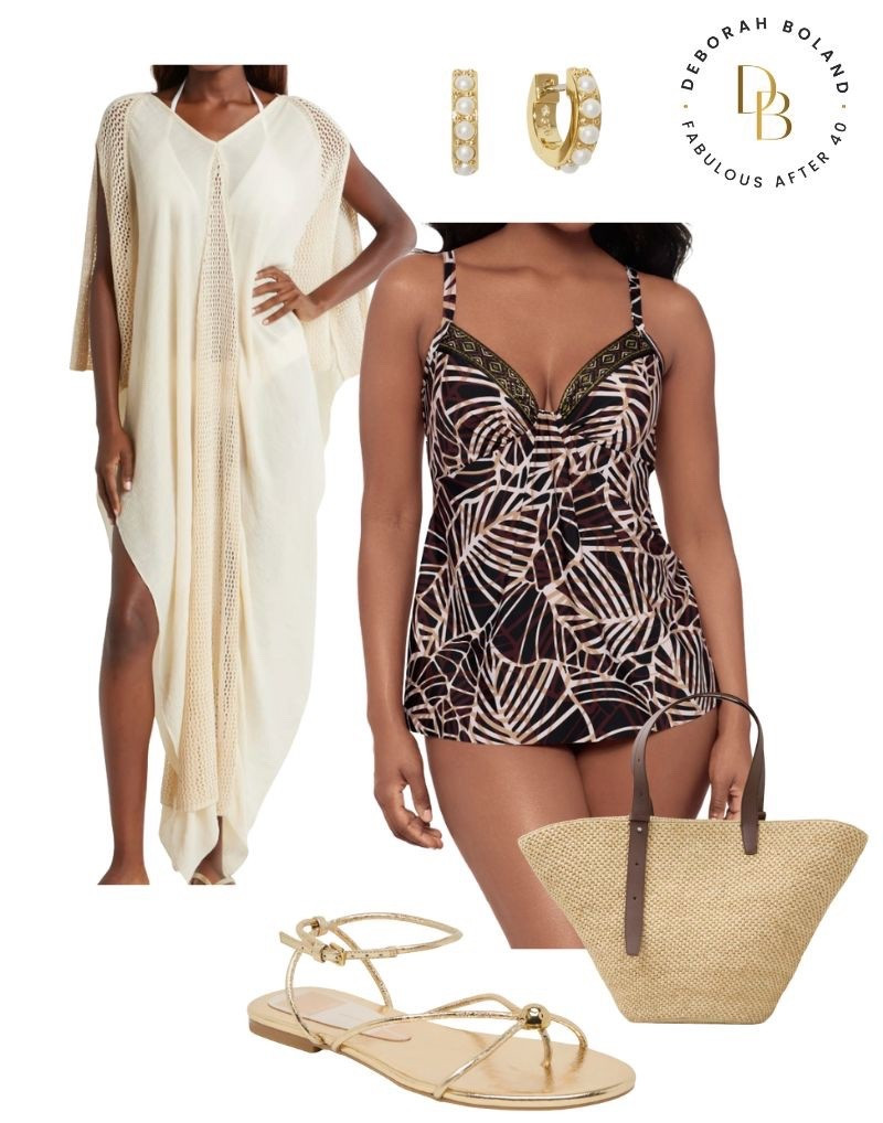 Who says one-pieces can’t be fun? 🌴 This palm leaf print is giving vacation energy and confidence at any age. Over 50, still loving my curves, still chasing the sun, and definitely still packing the cute swimsuit.

#LTKSeasonal #LTKootd #LTKOver40