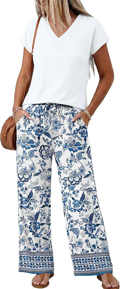 WIHOLL 2 Piece Sets for Women Summer Spring Vacation Outfits Lounge Sets Resort Wear 2026 Travel ... | Amazon (US)