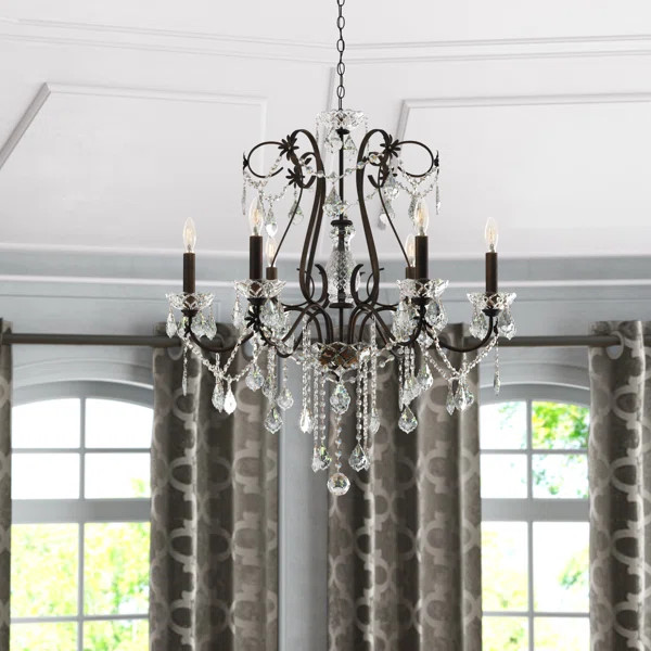 Danajha 6 - Light Dimmable Classic / Traditional Chandelier | Wayfair North America