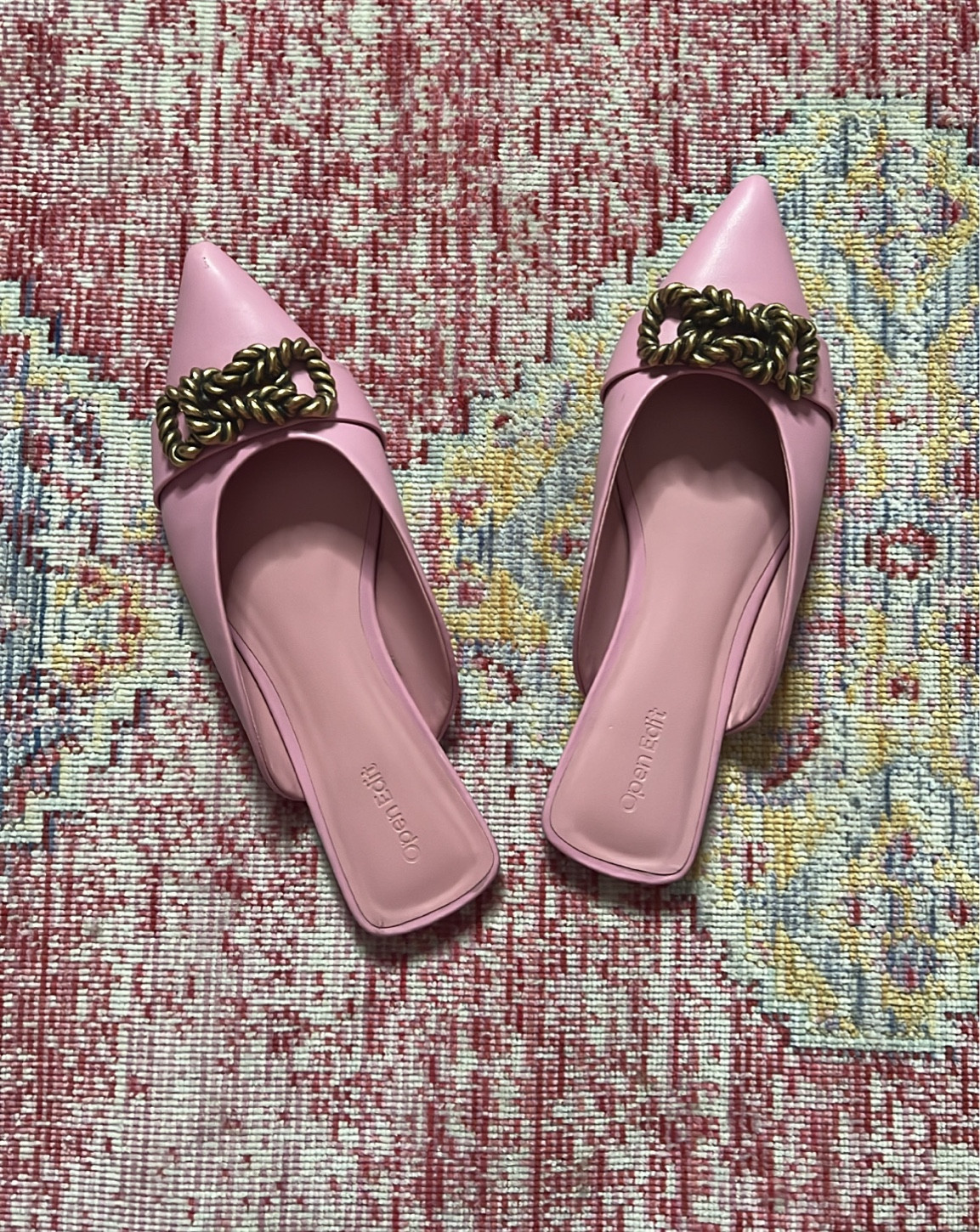 Pink flats TTS on sale! 

#LTKworkwear #LTKshoecrush #LTKunder50