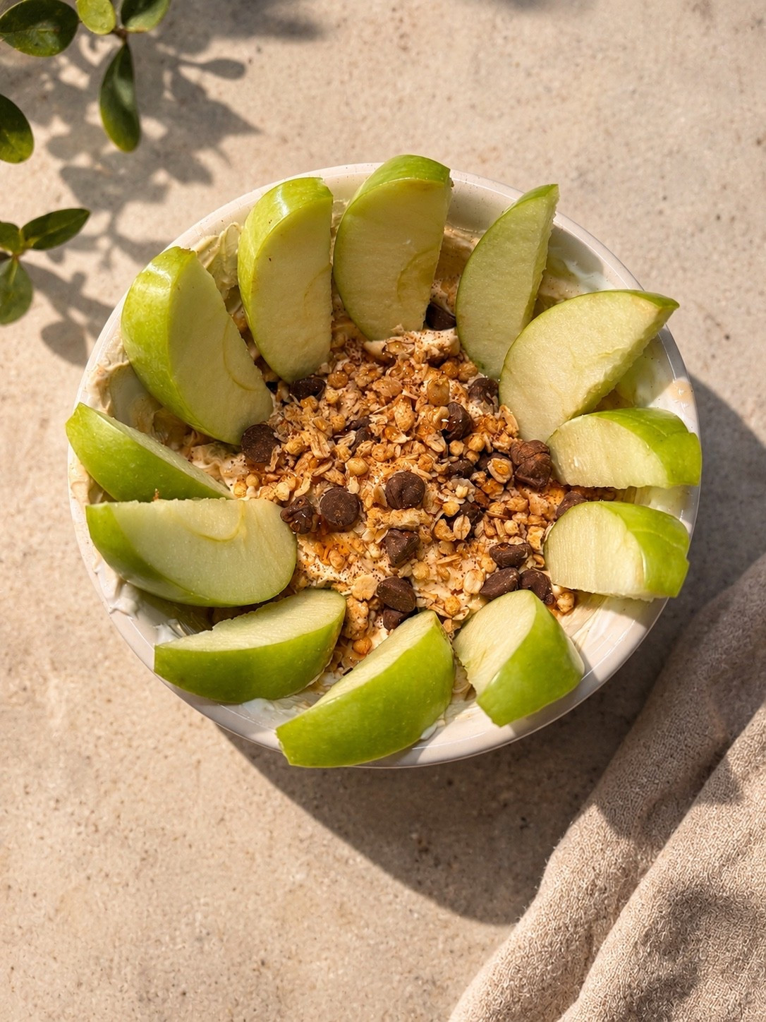 Snack obsession lately 🍏🤍

Greek yogurt + peanut butter + protein granola + cinnamon + honey + mini chocolate chips.

High protein, sweet tooth approved, and takes less than 2 minutes to make. ✨

#HealthySnack #ProteinSnack #BusyMomFuel #HealthyEatingMadeSimple #LTKFitness #SnackIdeas #GreekYogurtBowl #BallfieldsToBoardrooms

#LTKfitnessgoals #LTKfoodie #LTKselfcare