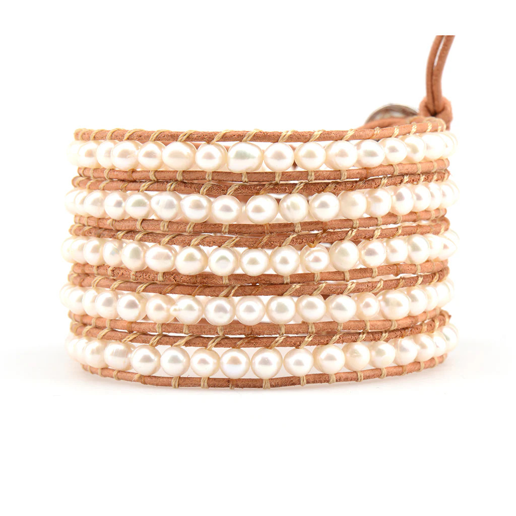 Pearls - Natural Leather | Victoria Emerson