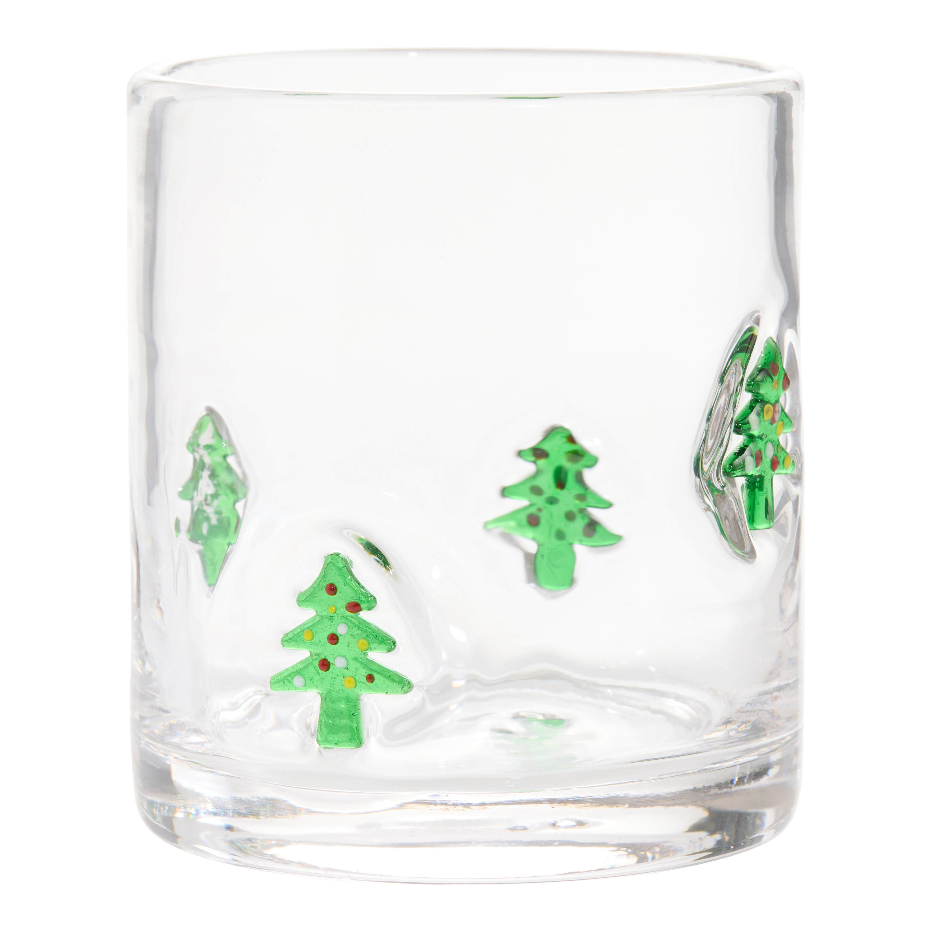 Charm Christmas Inlay Double Old Fashioned Glass | World Market