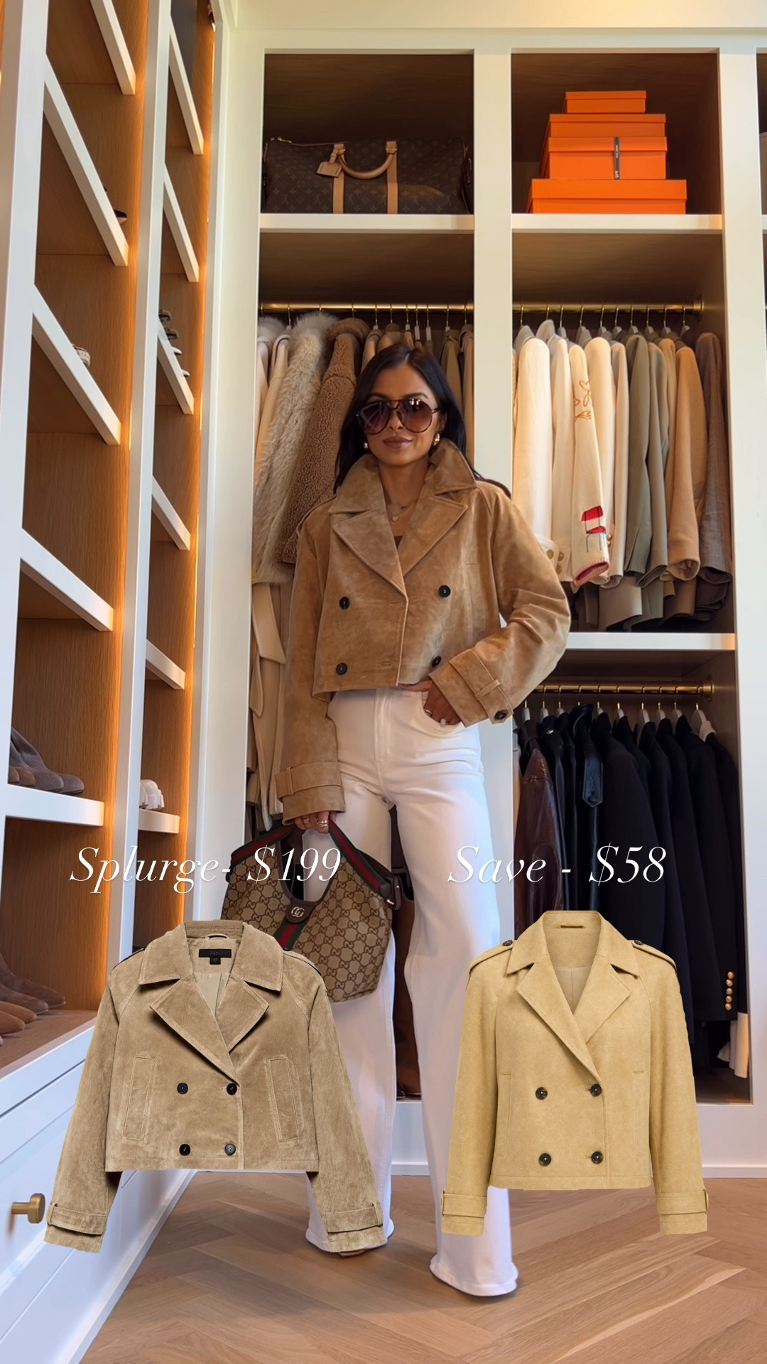 Zara suede trench coat
Linking a more affordable version for under $60 from Target