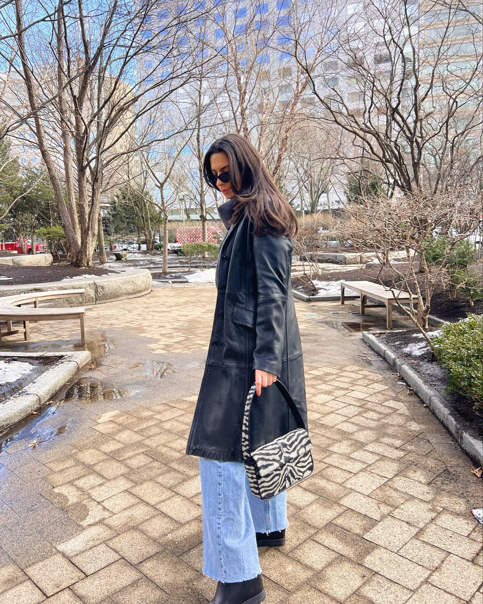 Leather trench coat outfit, winter ootd, casual style, elevated casual outfit, minimal style, winter outfit ideas

Wearing shade medium raw hem size 27 L in the jeans

#LTKStyleTip