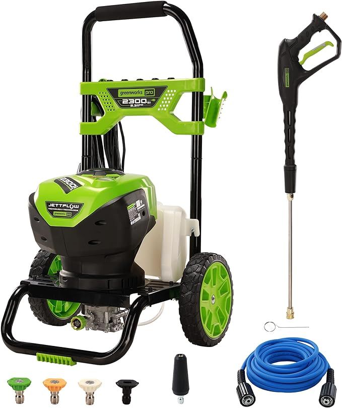 Greenworks Pro 2300 Max PSI @ 2.3 GPM (14 Amp) Brushless Electric Pressure Washer GW2300 | Amazon (US)