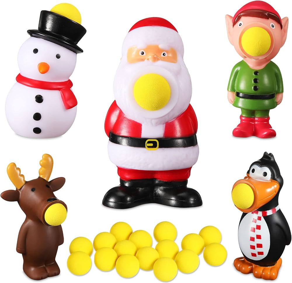 Zubebe Christmas Toys Shooter Ball Foam Toy with Shoot Foam Balls Up to 20 Feet for Kids Outdoor ... | Amazon (US)